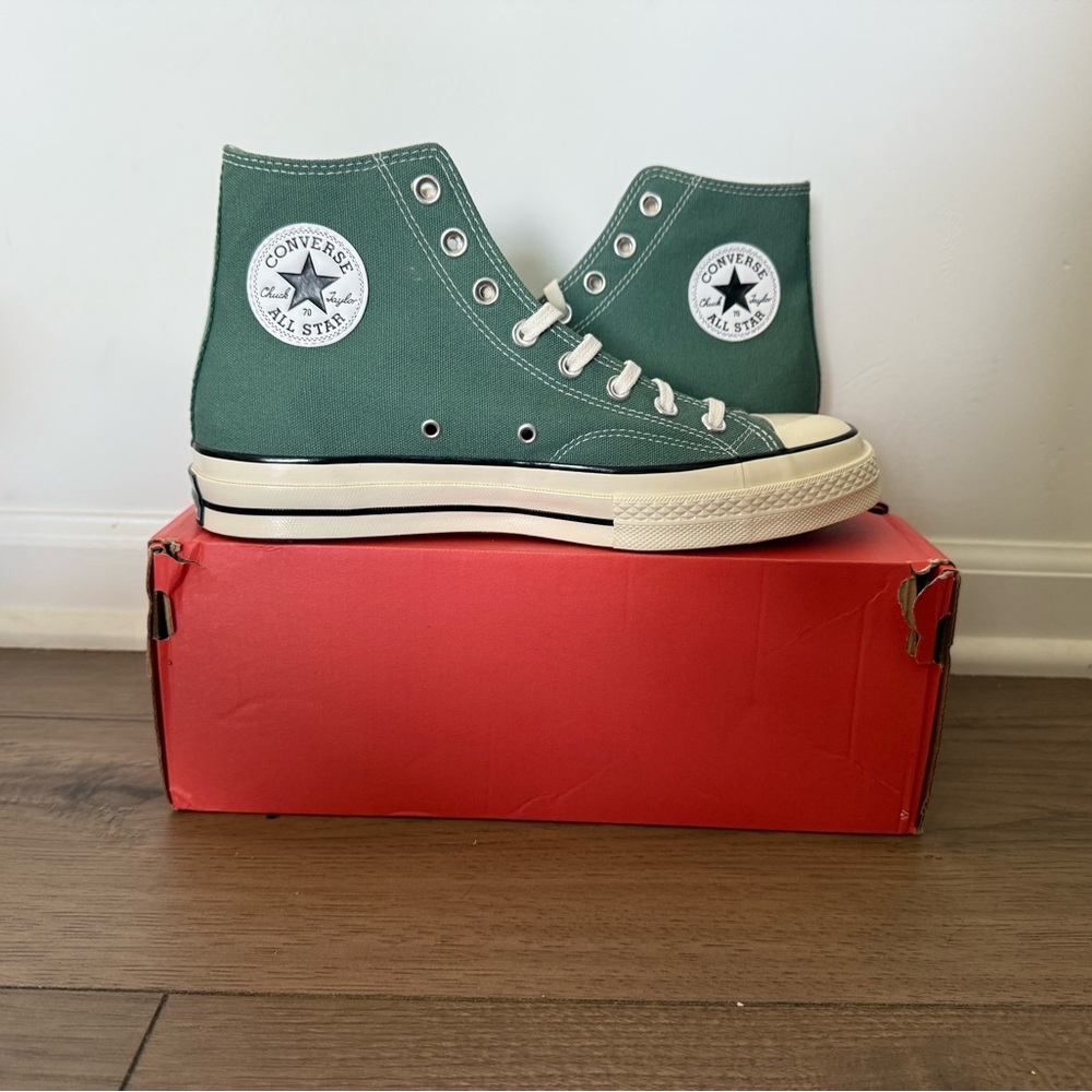 NWT Converse All Star Chuck 70 High-Top Sneakers in Admiral Elm/Egret/Black 11M